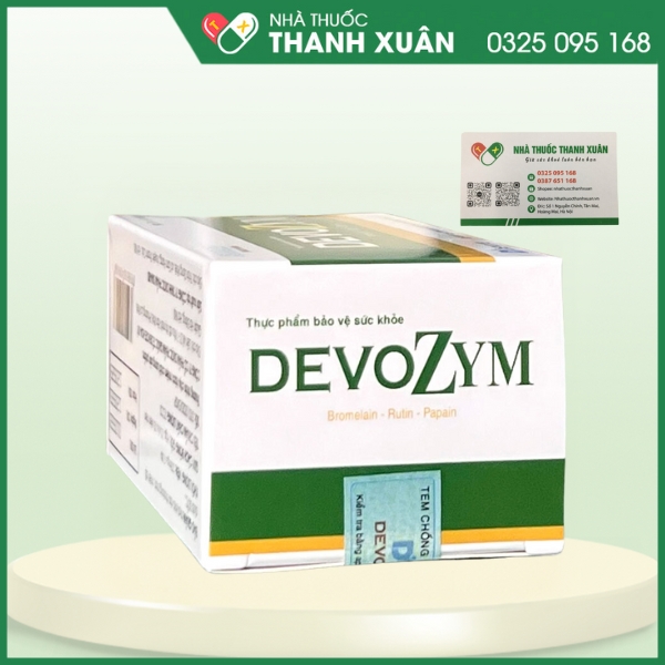 Devozym - Hỗ trợ giảm phù nề, giảm các triệu chứng sưng